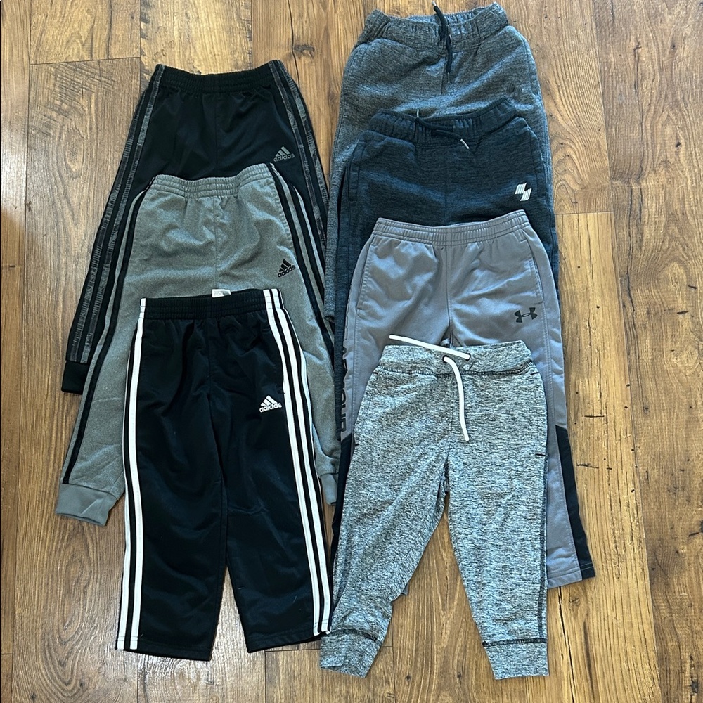 Adidas, under armor, Tommy bahama, Place sport Kids Black and Gray Joggers Set